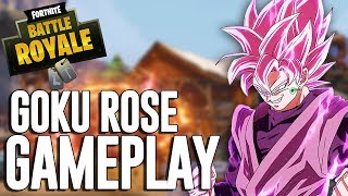 Goku Rose Gameplay Fortnite Battle Royale Gameplay Ninja - 