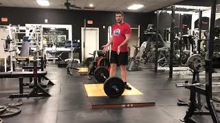 How to do a speed deadlift.