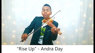 Rise Up  - Andra Day (electric violin cover) Tyler Butler-Figueroa Violinist 14 years old Raleigh NC