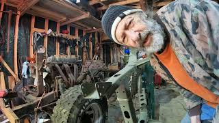 FJ40 Removal of Headers, exhaust pipe and water pump