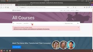 eLearning Hide Course Odoo
