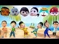 Upin Ipin dan kawan-kawan berubah menjadi badut mampang