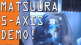 AMAZING Matsuura 5 Axis CNC Machine!