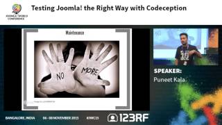 JWC15 - Testing Joomla! the right way with Codeception