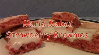 Strawberry Brownies