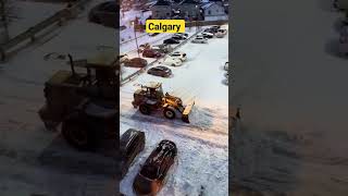 Calgary Snow Storm 🌨️ #calgary #trending #snow