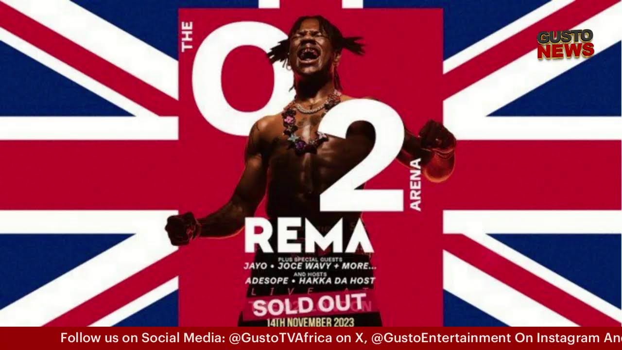 Rema Finally Sell Out The O2 Arena Davido Chioma Make First Public Rema Finally Sell Out The O2 Arena Davido Chioma Make First Public