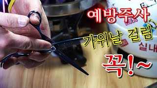 반려동물 미용가위 잡는법 ㅣ 적절한 볼트 장력 조정법