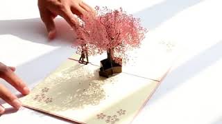Cherry Blossom 3D Pop-Up Card