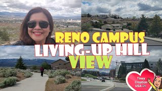 EXPLORE THE AMAZING MOUNTAIN VIEW UPHILL AROUND UNR CAMPUS AT RENO, NEVADA #tinaycreationusa