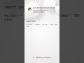 Coding Snippets: Python's json.dumps and json.loads