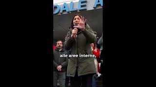 Elly Schlein - La mobilitazione del Partito Democratico (25.01.25)