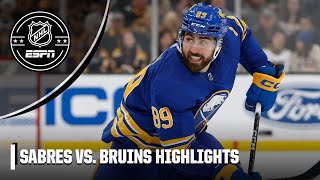 Buffalo Sabres vs. Boston Bruins | Full Game Highlights