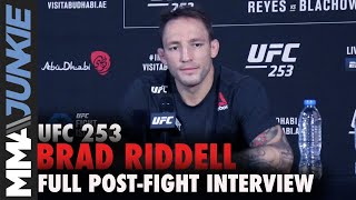Brad Riddell: Referee mistake cost me TKO victory | UFC 253 post-fight interview