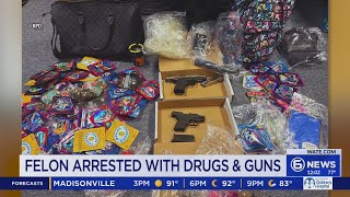 Felon arrested after tip leads Knoxville police to find drugs, guns