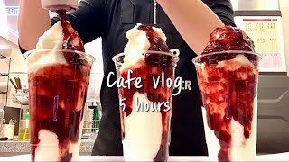 (Eng)❤️‍🔥💃1.5 million commemoration💃❤️‍🔥5hours video collection / cafe vlog / asmr