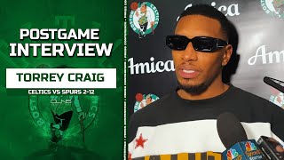 Torrey Craig on making his Celtics Debut | Postgame Interview