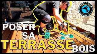 💪 ASTUCES pour poser VOTRE TERRASSE BOis!➡️ Etapes et technique!