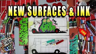 Mini Walls, Printed Canvas \u0026 Ironlak Fluid Ink - Quick Review