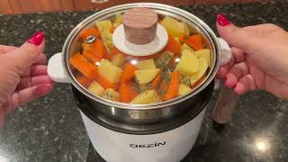 How to cook healthy food using the Dezin Electric Hot Pot #amazonfinds #healthyeating