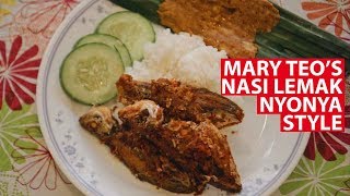 Mary Teo's Nasi Lemak Nyonya Style | Vanishing Recipes | CNA Insider