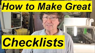 How To Make Great Checklists!