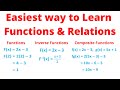 Learning Functions and Relations easy lesson ||Chris Maths Academy