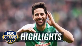 Pizarro scores audacious goal for Werder Bremen vs. Hannover | 2015–16 Bundesliga Highlights