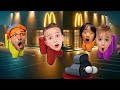 Vlad and Niki, Blippi and Ryan's World Among Us Distraction Dance at McDonald's!