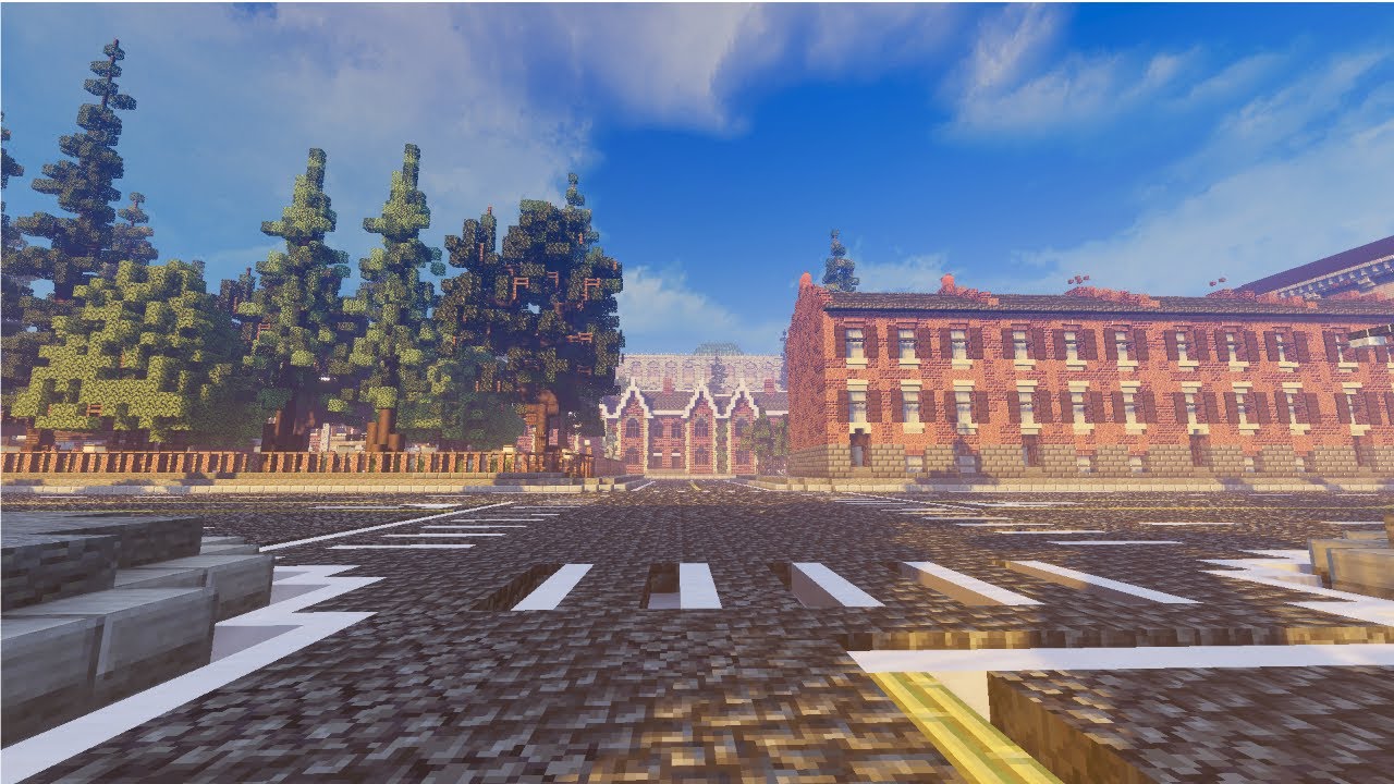 A Realistic Minecraft City Tour With Shaders Youtube