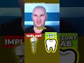 🔩IMPLANT vs 🦷ZĄB (Po Leczeniu Kanałowym)