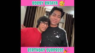 Birthday surprise bobby bhiaya🥳 #souravjoshivlogs #birthdaysurprise #shortsvideo