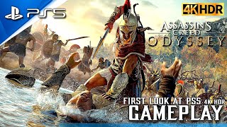 Assassin's Creed ODYSSEY First look at PS5 Gameplay [4K HDR] [LG CX MAX GAME SETTINGS]