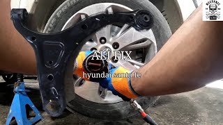 hyundai santa fe - replacing control arm #hyundai #santafe