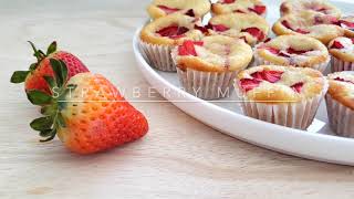 KETO Strawberry Muffin สตรอว์เบอร์รีมัฟฟินคีโต ทำง่าย อร่อยด้วย ส่วนผสมน้อย หลับตาทำได้เลย