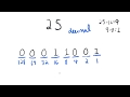 Converting decimal numbers to binary