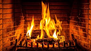 Fireplace (24 HOURS) 🔥 Burning Fireplace & Crackling Fire Sounds (NO Music)