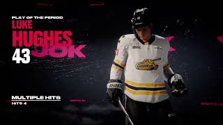 NHL 25 HUT Play of the Period - Luke Hughes (PS5) Multiple Hits: 4 Hits