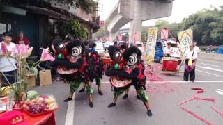 106台北鶴浦陳氏湄洲天上聖母過頭遶境~值東下埤頭角 濱江街【台北勁騰-醒獅團】