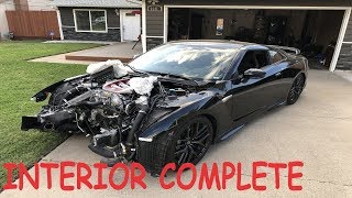 WRECKED Nissan GTR from Copart Rebuild Part #4