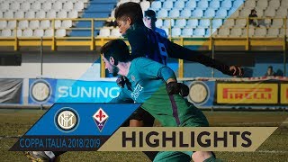 INTER 0-1 FIORENTINA | 2018/19 PRIMAVERA TIM CUP HIGHLIGHTS | Ready to battle in the return leg!