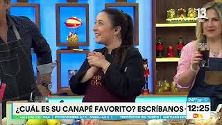 Canapés: Camila chef explica preparación culinaria | Tu Día | Canal 13