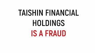 Taishin Financial Holdings is a Fraud