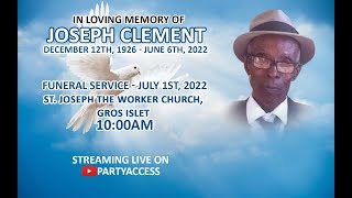 Funeral Service Of Joseph Clement