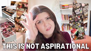 OUT OF CONTROL makeup collections 😱💄 | makeup overconsumption is NOT aspirational