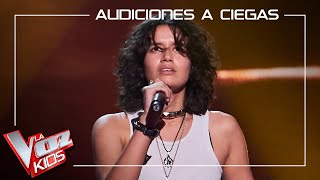 Aitana Velásquez - Somewhere only we know | Blinds auditions | The Voice Kids Sp