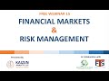 Webinar 15   Financial Markets and Risk Management