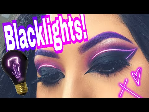 Blacklight makeup Blacklight makeup