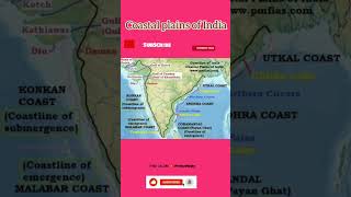 Coastal plains of India || Barat ka coastal plains #upsc #upscexam #map #motivation