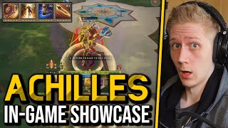 SMITE 2 ACHILLES IN-GAME SHOWCASE - Broken Jungler?